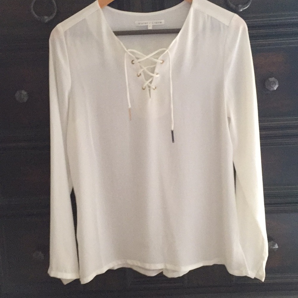Sm white blouse